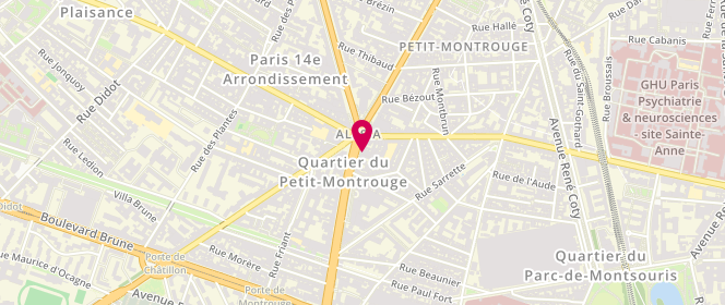 Plan de Magasin 169, 83 Avenue General Leclerc, 75014 Paris