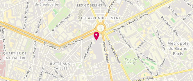 Plan de Nin & Laur, 30 avenue d'Italie, 75013 Paris
