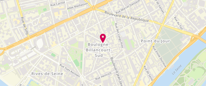 Plan de Diversita, 3 Rue Clamart, 92100 Boulogne-Billancourt