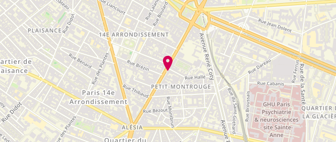 Plan de IKKS, 25 avenue du Général Leclerc, 75014 Paris