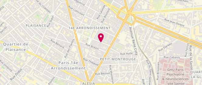 Plan de ELEA création, 11 Rue Mouton-Duvernet, 75014 Paris