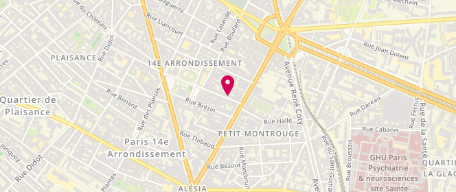 Plan de Safa, 8 Rue Mouton Duvernet, 75014 Paris