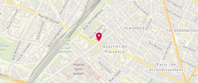 Plan de Pamela Shoes, 122 Rue Raymond Losserand, 75014 Paris