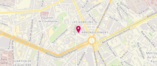 Plan de VELTIS Uniformes & médical, 14 avenue de la Soeur Rosalie, 75013 Paris