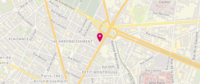 Plan de Naf Naf, 12 avenue du Général Leclerc, 75014 Paris