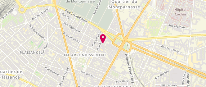 Plan de Magasin Triangle, 20 Rue Daguerre, 75014 Paris