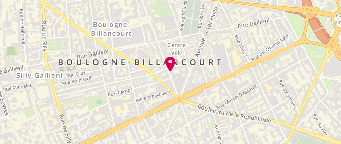Plan de Darjeeling Boulogne-Billancourt, 173 Boulevard Jean Jaurès, 92100 Boulogne-Billancourt