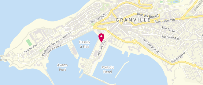 Plan de Comptoir de la Mer, Quai S Port De, 50400 Granville