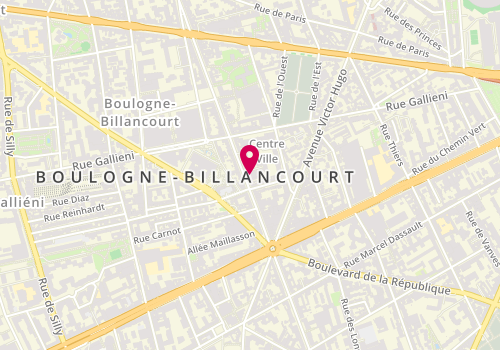 Plan de C&A, Boulevard Jean Jaurès 149 / 151, 92100 Boulogne-Billancourt