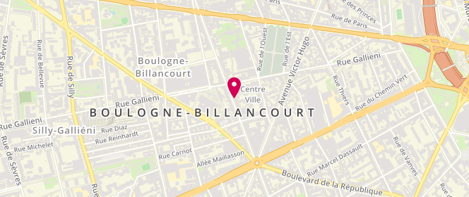 Plan de Boutique Devernois, 139 Boulevard Jean Jaurès, 92100 Boulogne-Billancourt