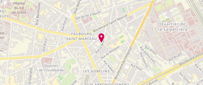 Plan de Haïfa Paris, 22 Rue le Brun, 75013 Paris