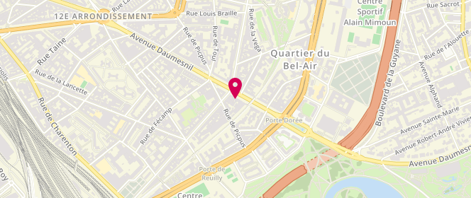 Plan de Tan'nat, 260 avenue Daumesnil, 75012 Paris