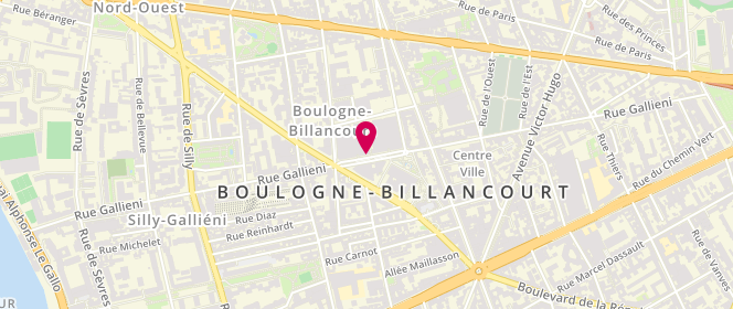 Plan de Nina Kaufmann, 111 Bis Rue Gallieni, 92100 Boulogne-Billancourt