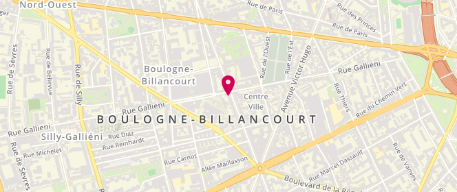 Plan de Kujten, 128 Boulevard Jean Jaurès, 92100 Boulogne-Billancourt