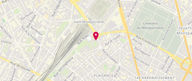 Plan de Orium Boutique, 1 place de Catalogne, 75014 Paris