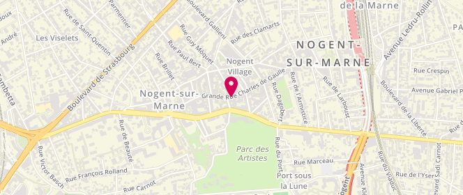 Plan de Glamoreve, 114 grande Rue Charles de Gaulle, 94130 Nogent-sur-Marne