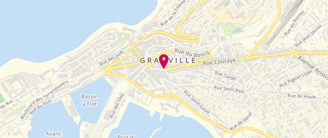 Plan de Slow Concept Store Granville, 25 Rue Couraye, 50400 Granville