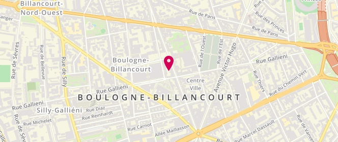 Plan de Antonelle Boulogne, 116 Boulevard Jean Jaurès, 92100 Boulogne-Billancourt
