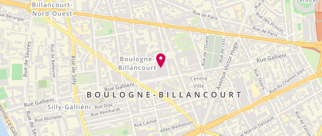 Plan de Levi's, 5 Rue Tony Garnier, 92100 Boulogne-Billancourt