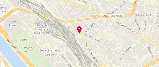 Plan de Stincel, 258 Rue de Charenton, 75012 Paris