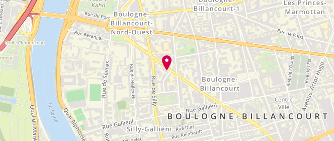 Plan de British House, 83 Avenue André Morizet, 92100 Boulogne-Billancourt