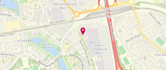 Plan de Cache Cache, Centre Commercial Bay
2 Rue du Général de Gaulle, 77090 Collégien