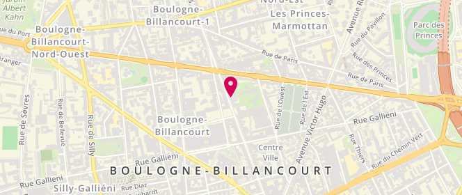Plan de Comptoir des Cotonniers, 89 Boulevard Jean Jaurès, 92100 Boulogne-Billancourt