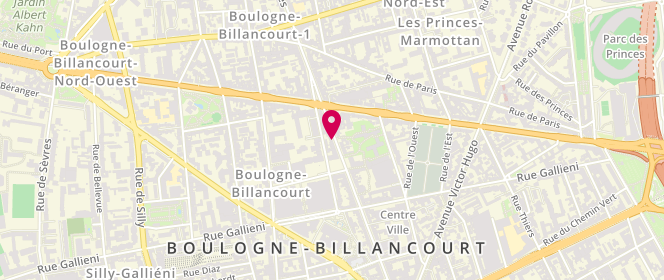 Plan de Eric Bompard, 92 Boulevard Jean Jaurès, 92100 Boulogne-Billancourt