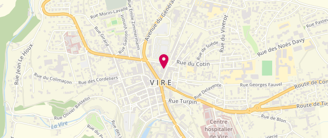 Plan de Esprit, 11 Rue André Halbout, 14500 Vire-Normandie