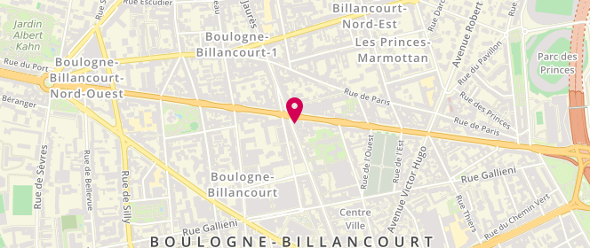 Plan de Zadig et Voltaire, 67 Boulevard Jean Jaurès, 92100 Boulogne-Billancourt