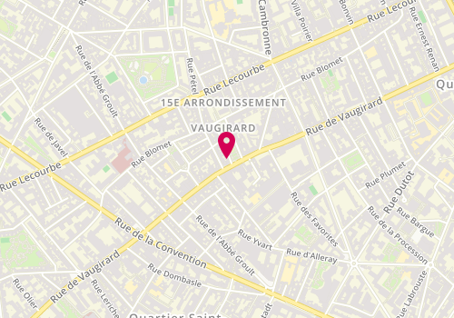 Plan de People, 16 place Adolphe Chérioux, 75015 Paris
