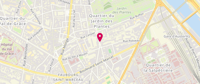 Plan de Tombé du Nid, 24 Rue Geoffroy-Saint-Hilaire, 75005 Paris