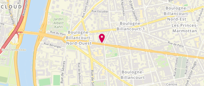 Plan de Slone, 128 Route de la Reine, 92100 Boulogne-Billancourt