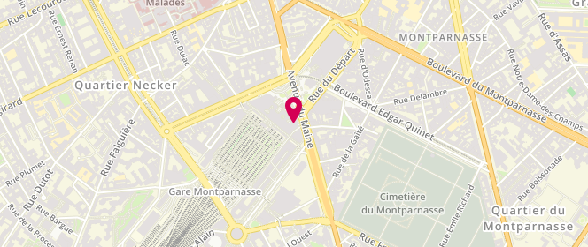 Plan de Izac, 17 Boulevard de Vaugirard, 75015 Paris