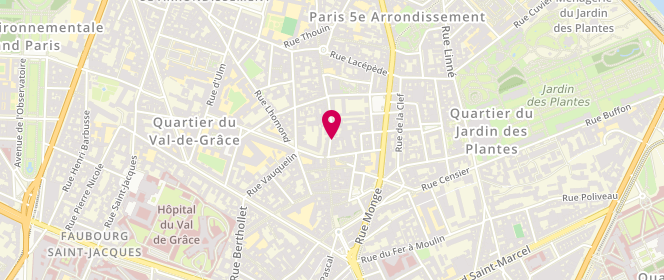 Plan de Nina kendosa, 87 Rue Mouffetard, 75005 Paris