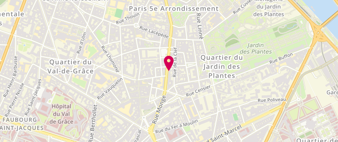 Plan de Les Toiles Filantes, 85 Rue Monge, 75005 Paris