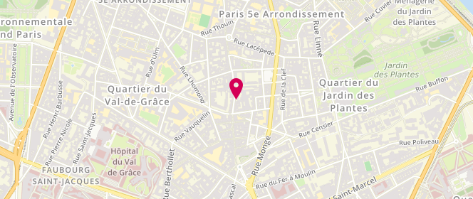 Plan de Vestiaire des Parisiennes, 79 Rue Mouffetard, 75005 Paris