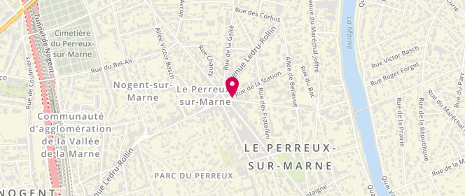 Plan de Capriccio la Suite, 4 Rue de la Station, 94170 Le Perreux-sur-Marne