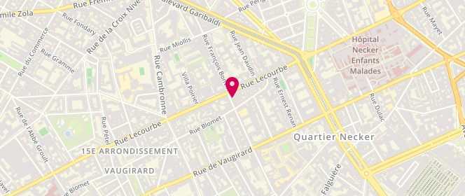 Plan de Horvath Nina, 3 Rue Volontaires, 75015 Paris
