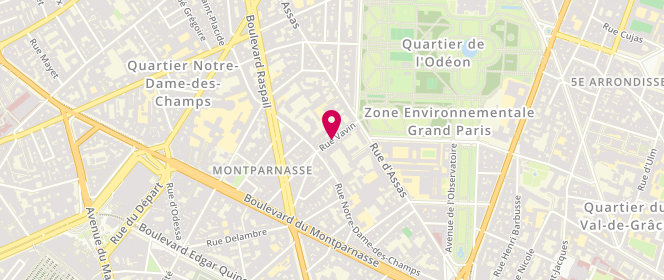 Plan de Parametre Vavin, 11 Rue Vavin, 75006 Paris