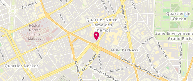 Plan de Darjeeling Paris Rue de Rennes, 152 Rue de Rennes, 75006 Paris
