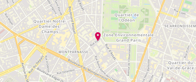 Plan de Zapa, 5 Rue Vavin, 75006 Paris
