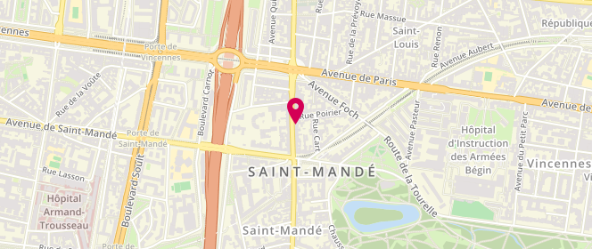 Plan de Esprit Mode, 15 avenue du Général de Gaulle, 94220 Saint-Mandé