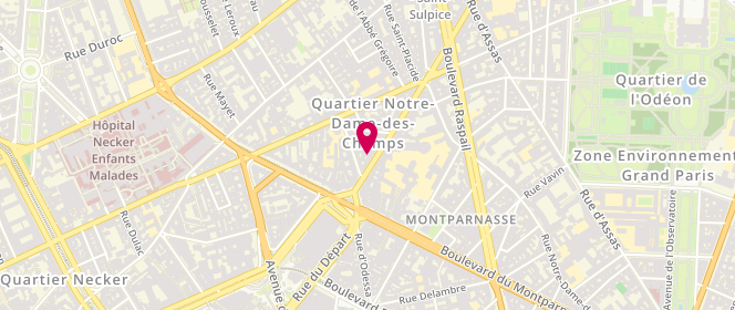 Plan de Etam Lingerie, 146 Rue de Rennes, 75006 Paris