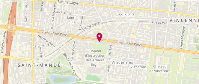 Plan de Seleucid, 112 avenue de Paris, 94306 Vincennes