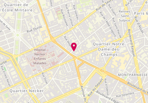 Plan de Coeur de Mode, 119 Rue du Cherche-Midi, 75006 Paris