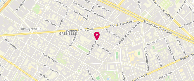 Plan de Dpam, 59 Rue du Commerce, 75015 Paris