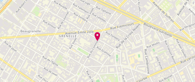 Plan de Boutique Devernois, 57 Rue du Commerce, 75015 Paris