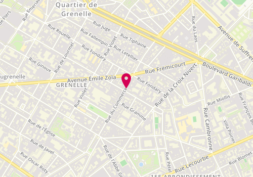 Plan de Petit Bateau, 55 Rue du Commerce, 75015 Paris