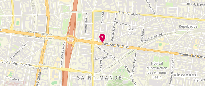 Plan de Les Heures, 170 Bis Avenue Paris, 94300 Vincennes